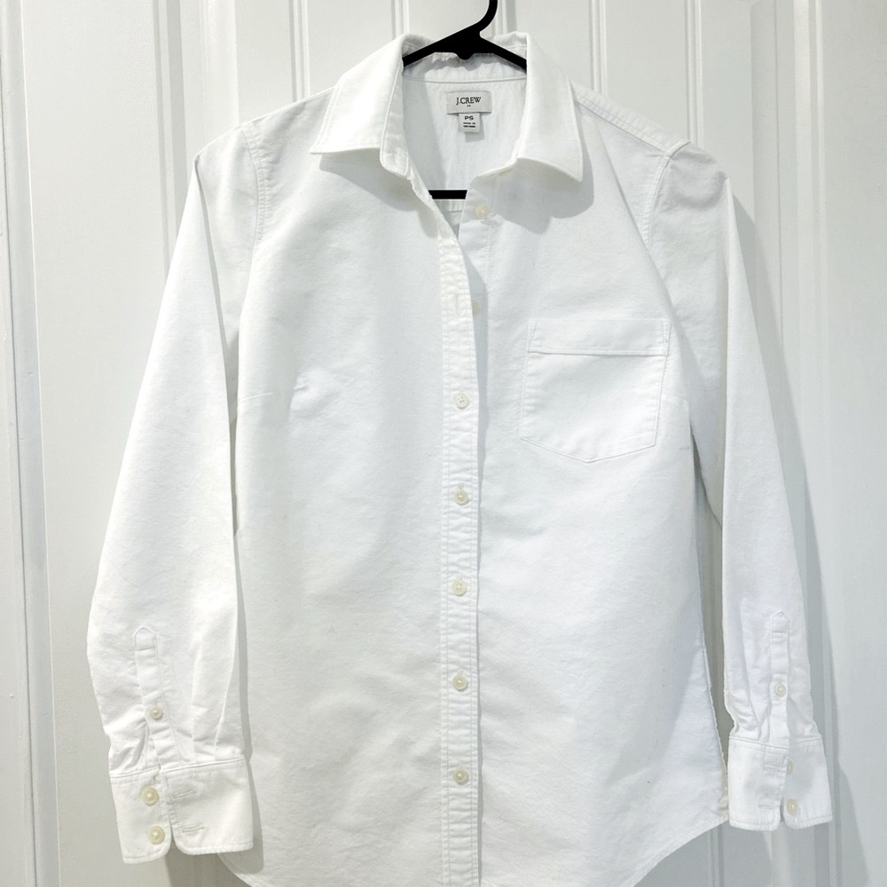 J.Crew Crisp Cotton Button-Up Shirt